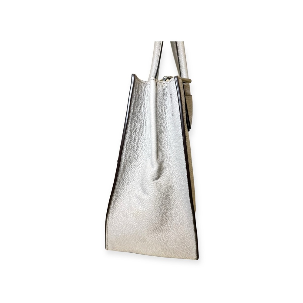 Michael Kors Large Gray Pebbled Leather Tote - Picture 10 of 17